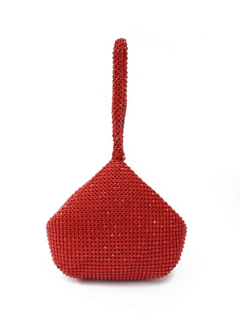 Mini Allover Rhinestone Decor Evening Bag