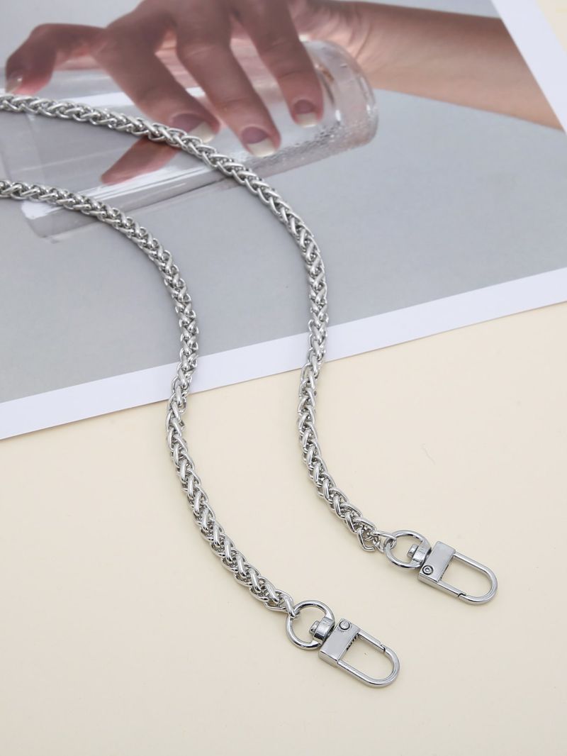 Metallic Chain Bag Strap