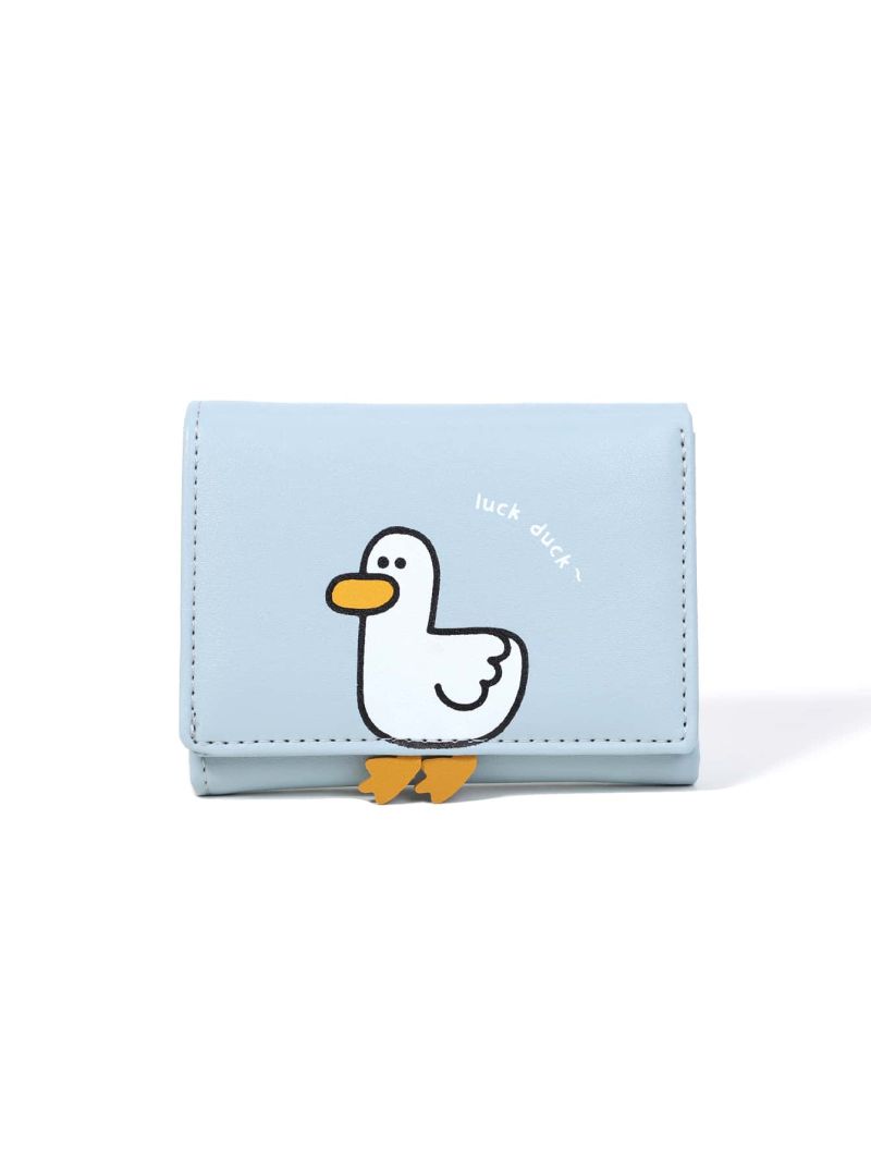 Cartoon Duck Graphic Small Wallet