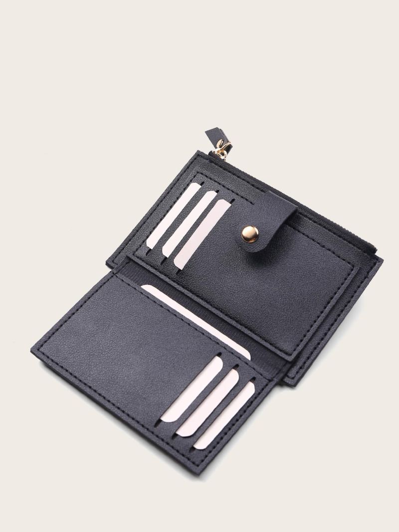 Minimalist Snap Button Card Holder