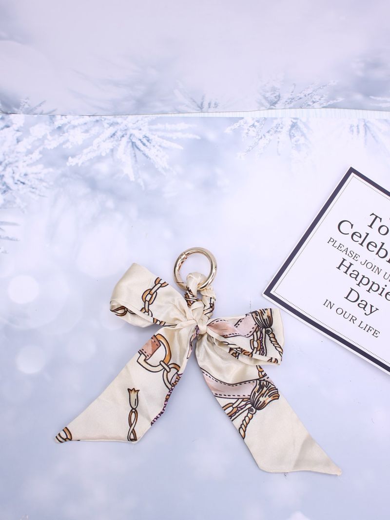 Scarf Bow Tie Design Bag Charm