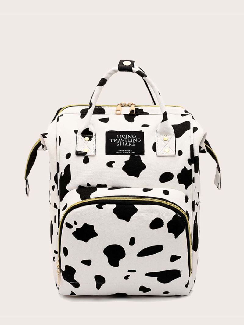 Cow Print Backpack