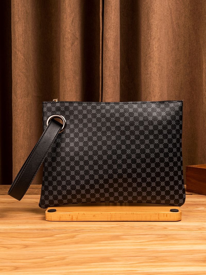 Geo Pattern Clutch Bag