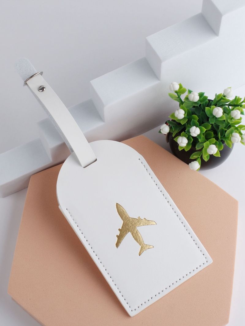 Plane Graphic Luggage Tag