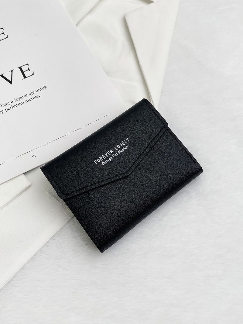 Letter Graphic Small Wallet