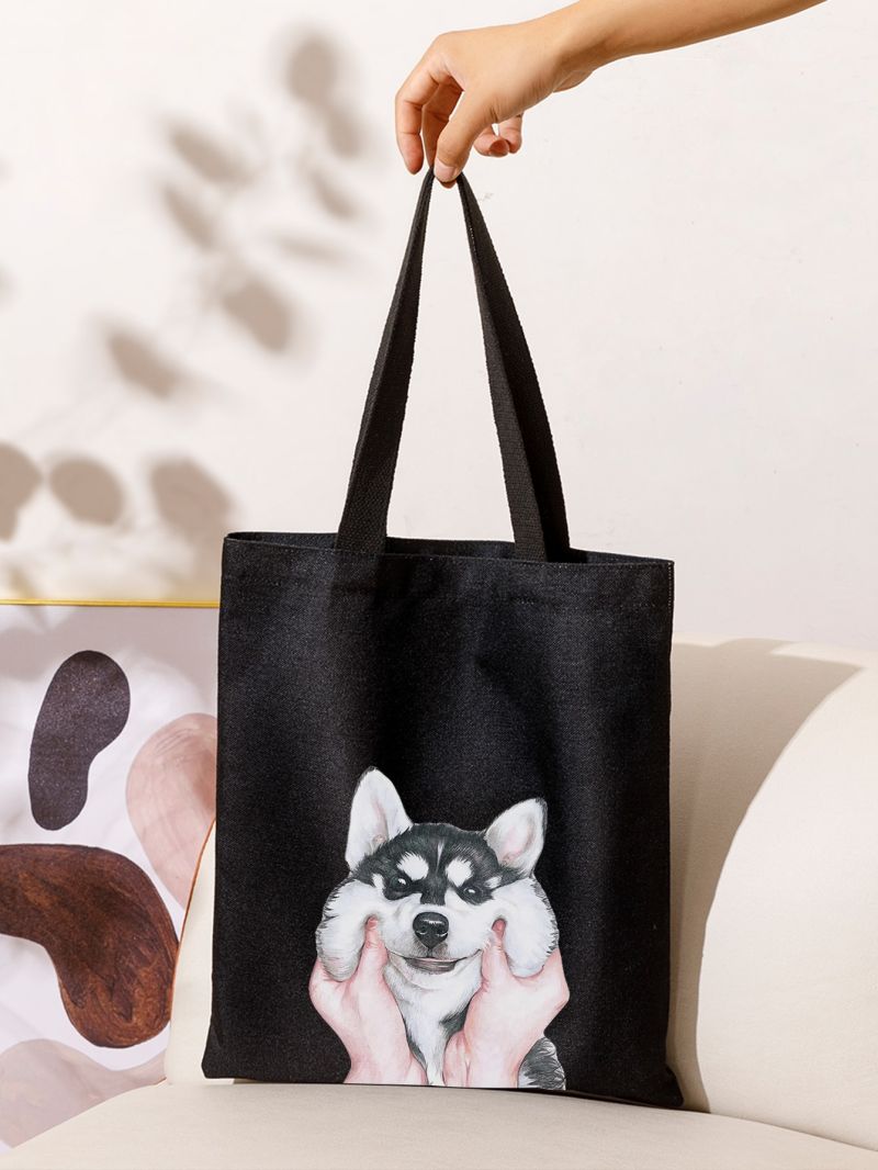 Dog Graphic Tote Bag