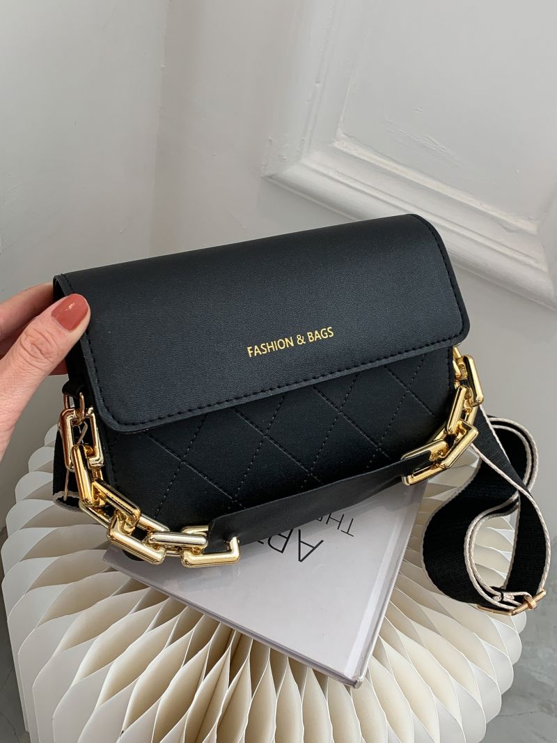 Mini Chain Decor Flap Square Bag