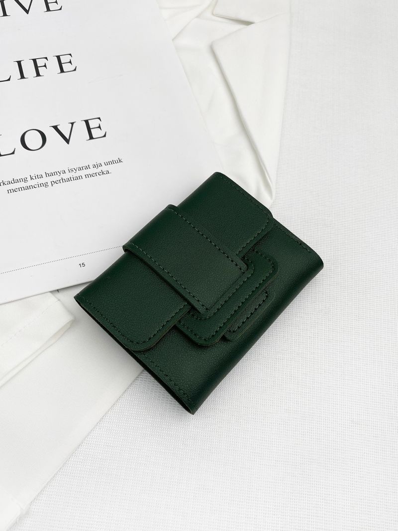 Stitch Detail Small Wallet