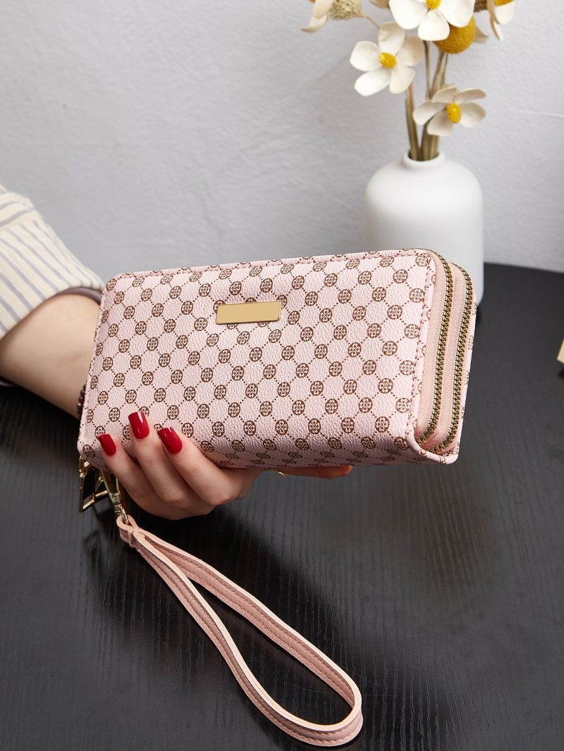 Geometric Graphic Long Wallet