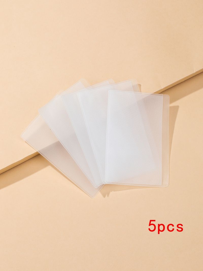 5pcs Clear Card Holder