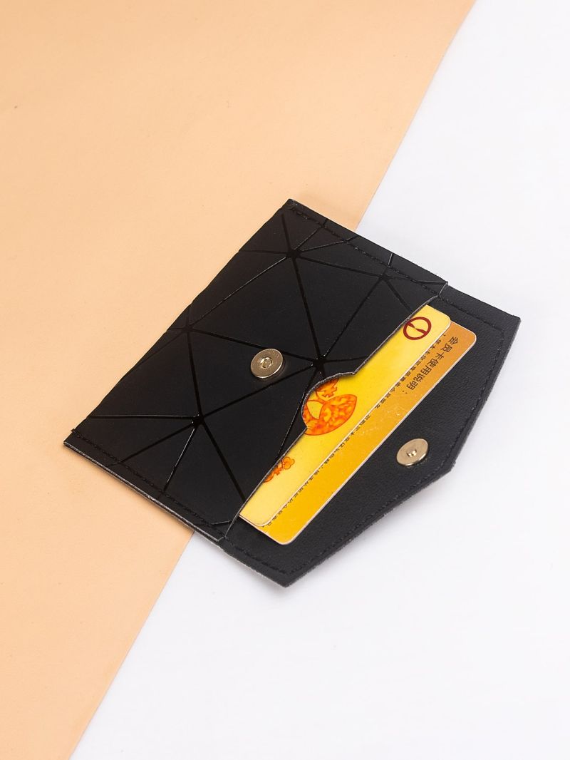 Argyle Print Card Holder