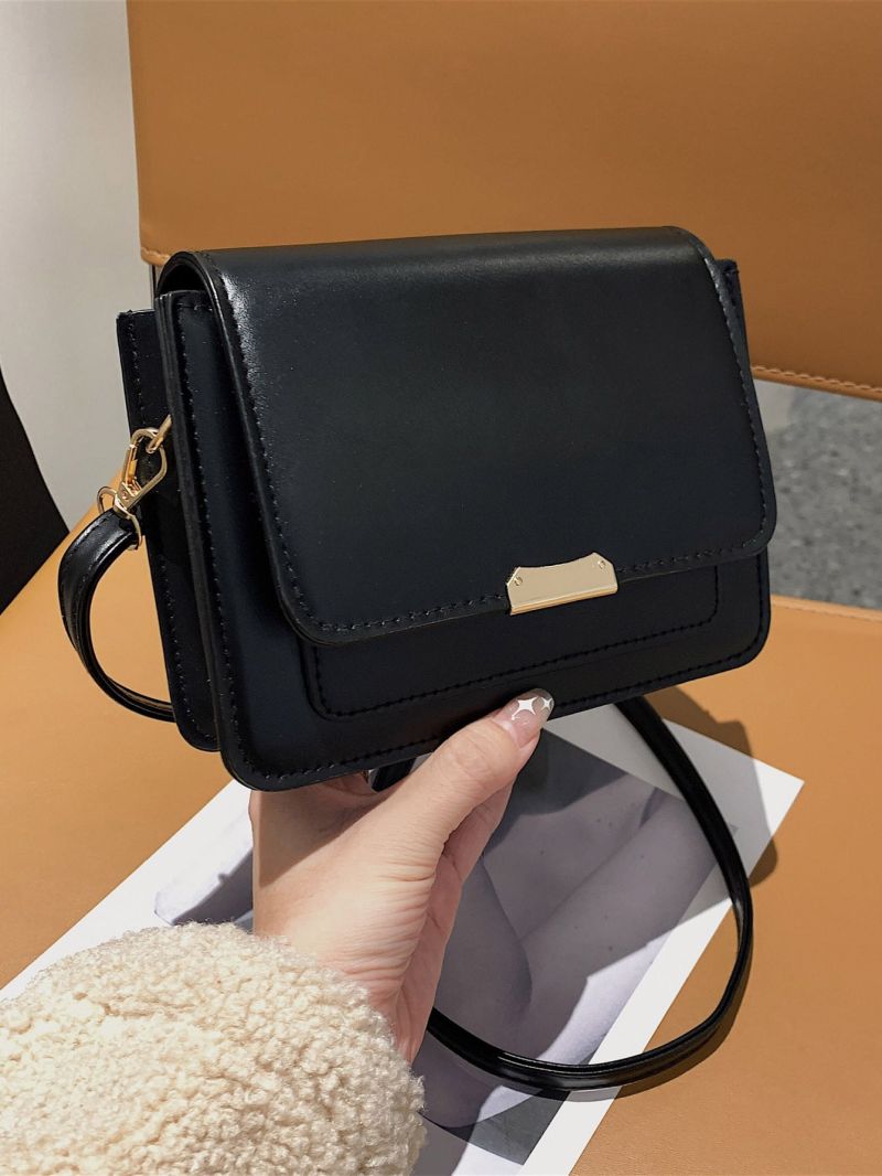 Mini Metal Decor Flap Square Bag