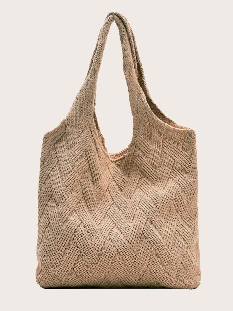 Minimalist Crochet Tote Bag