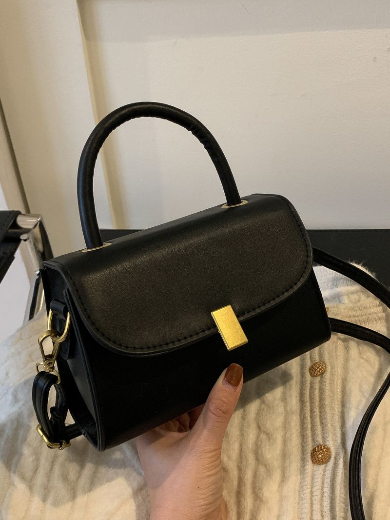 Mini Metal Decor Flap Square Bag