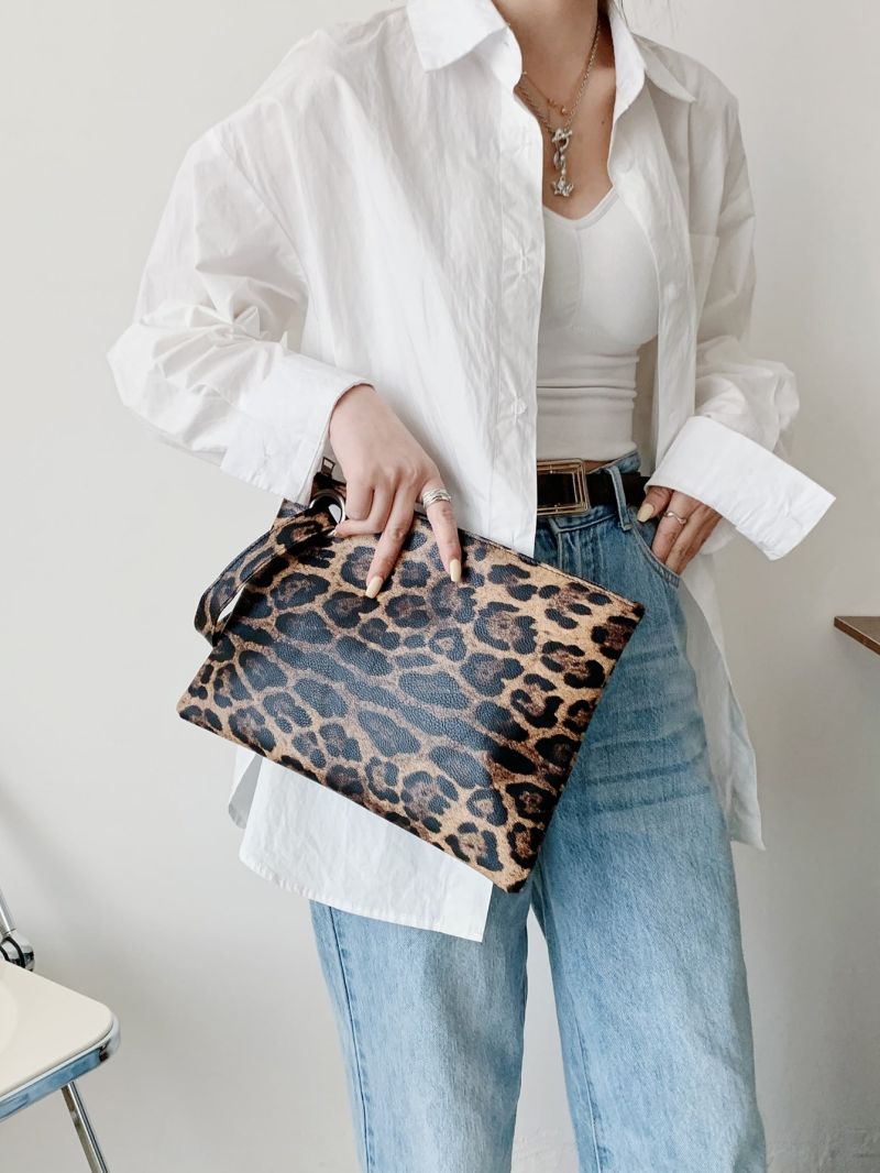Leopard Clutch Bag