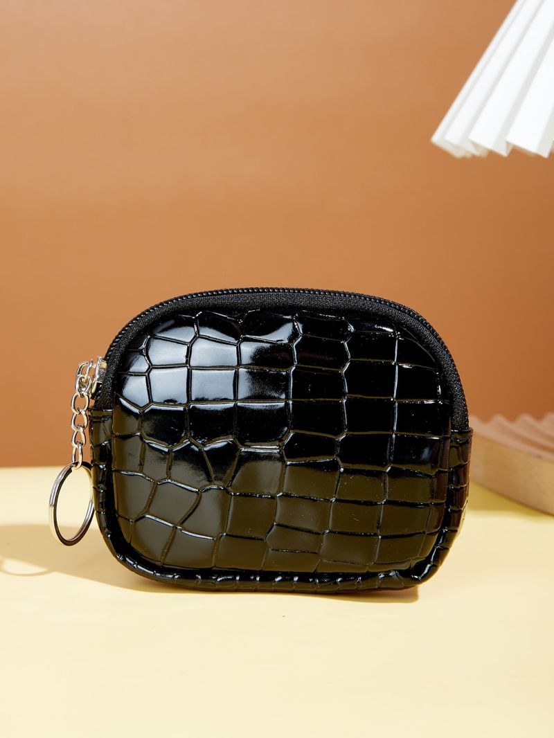 Crocodile Embossed Coin Purse