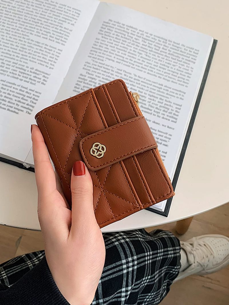 Quilted Fold Over Small Purse