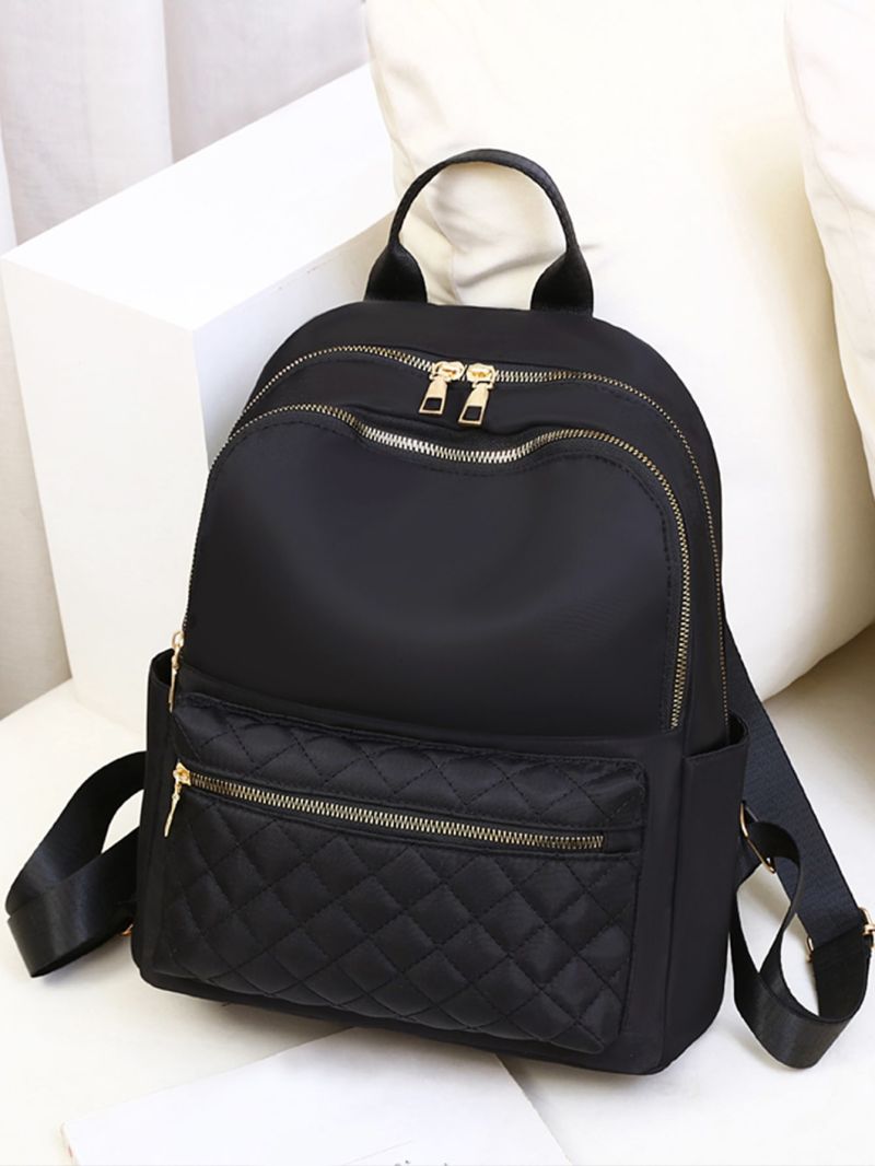Minimalist Quilted Large Capacity Backpack