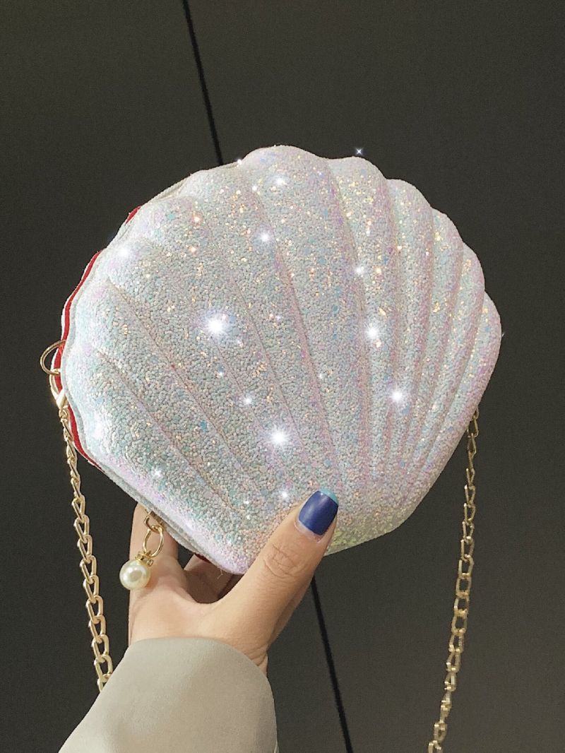 Mini Sequin Decor Chain Novelty Bag
