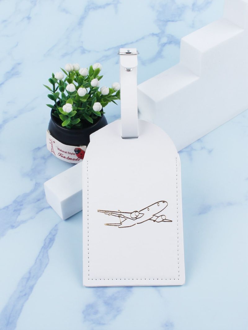 Plane Graphic Luggage Tag