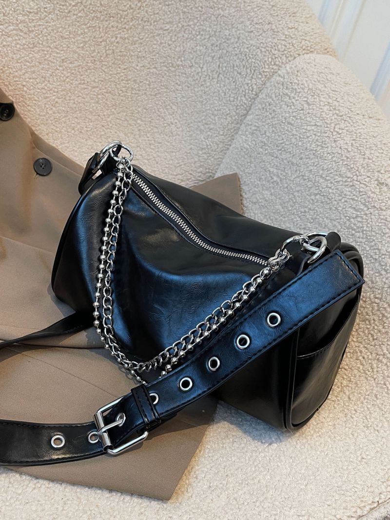 Chain Decor Bucket Bag
