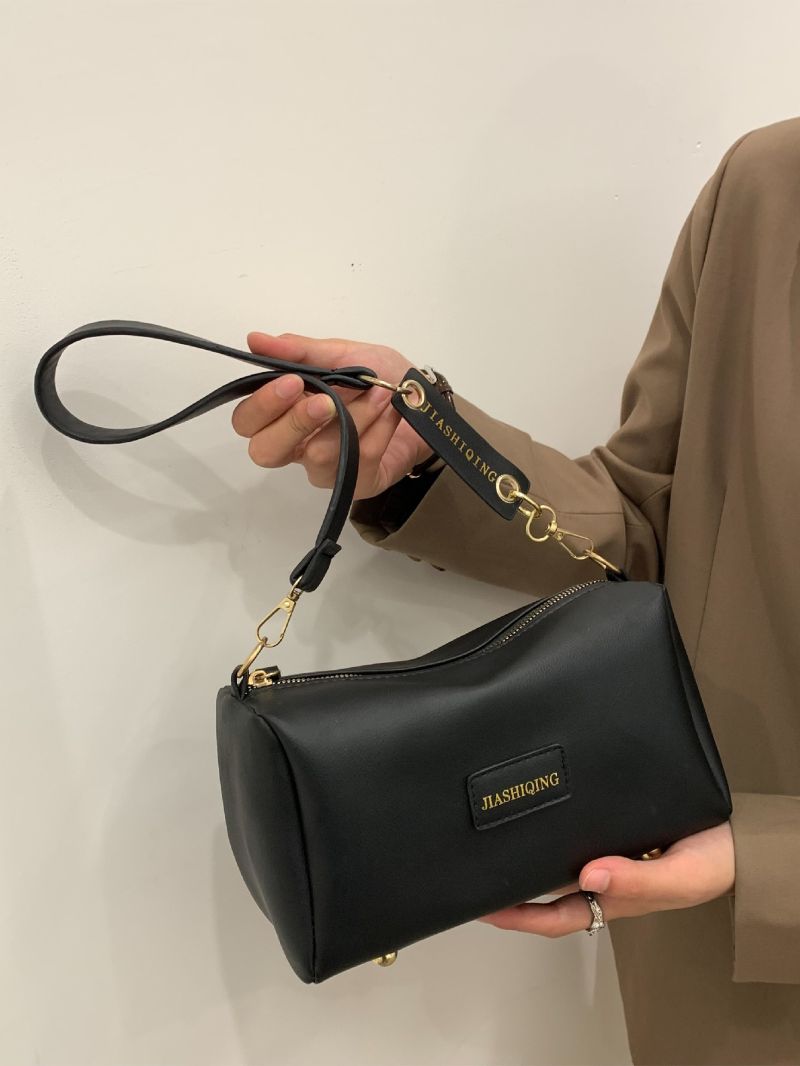 Letter Graphic Bucket Bag