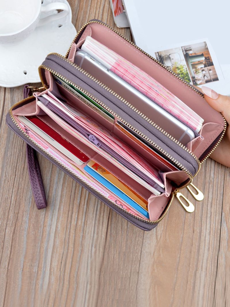 Letter Detail Long Wallet