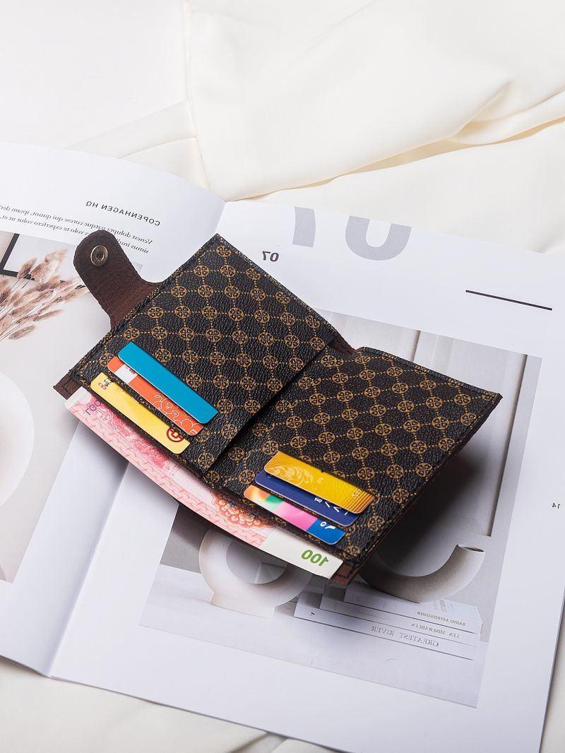 Geometric Graphic Small Wallet