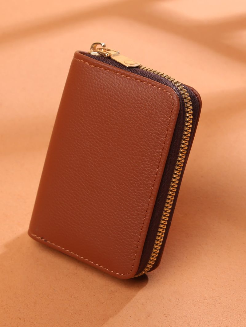 Minimalist Zipper Around Card Holder