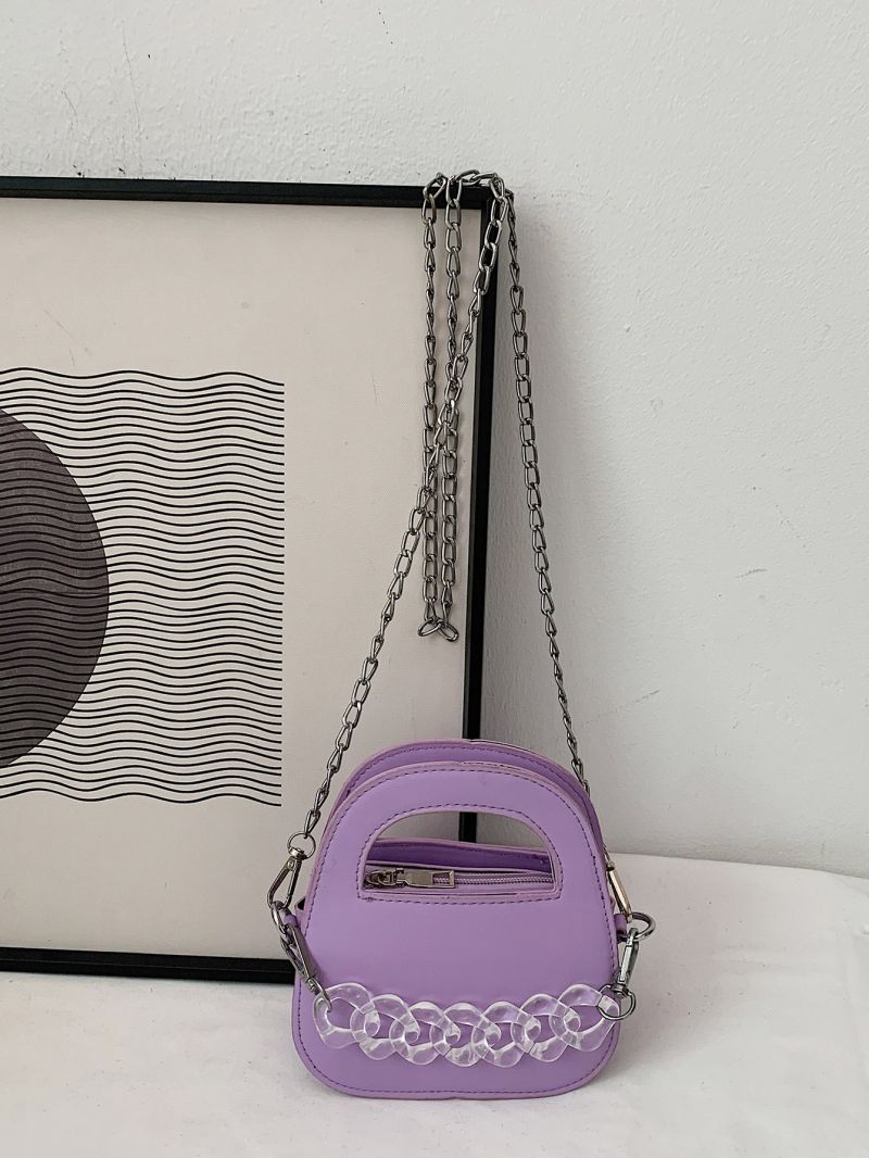 Mini Chain Double Handle Satchel Bag