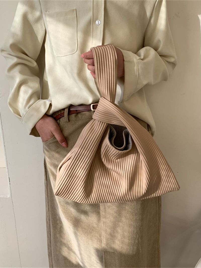 Minimalist Ruched Tote Bag
