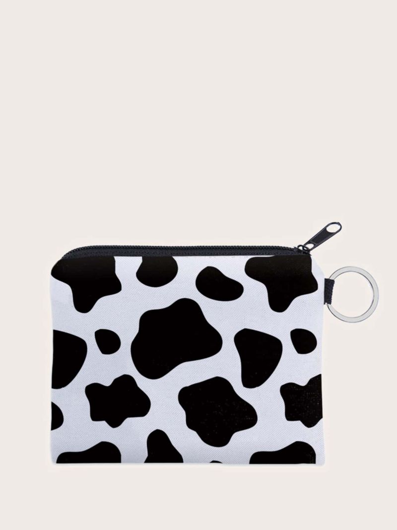 Cow Print Coin Purse