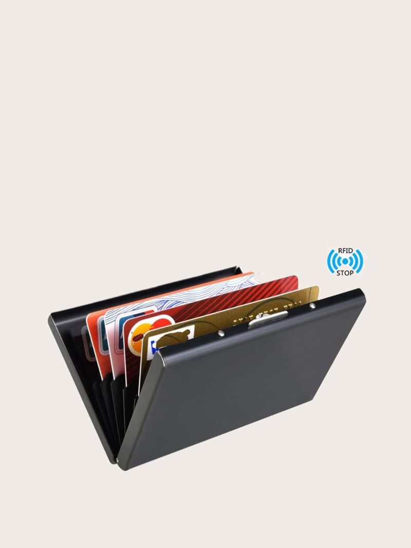 Metal Fold Over Card Holder