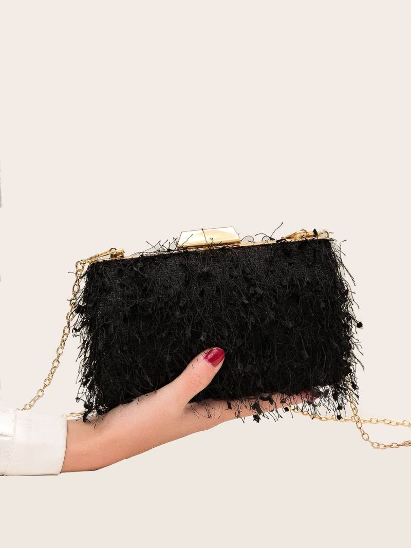 Mini Sequin Decor Chain Box Bag