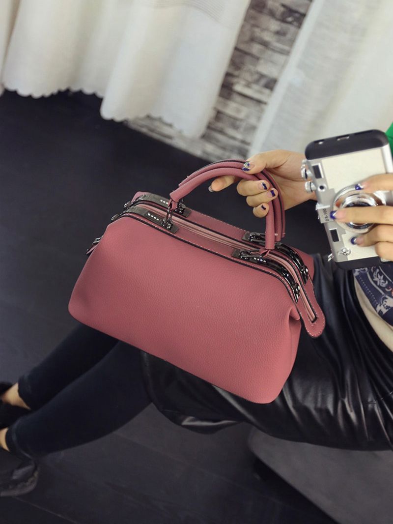 Multi Zip Square Bag