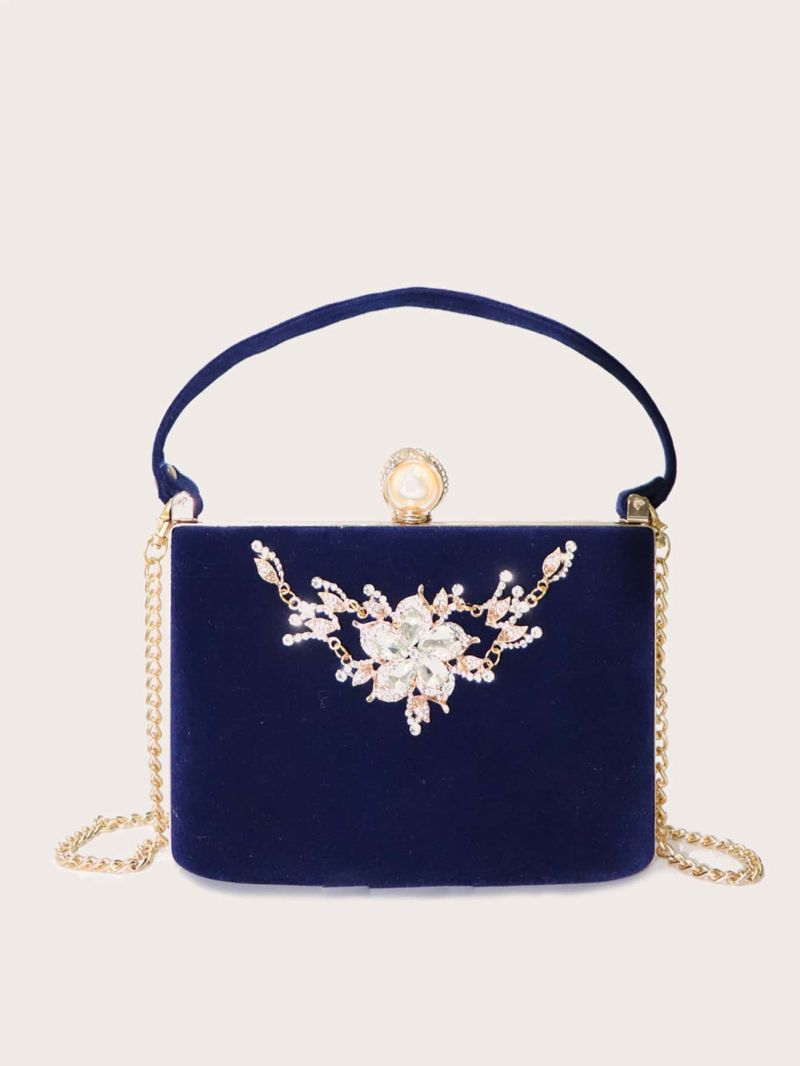 Jewelled Decor Box Bag