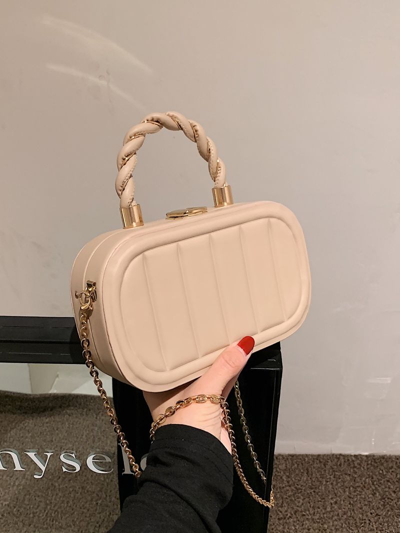 Mini Minimalist Braided Strap Box Bag