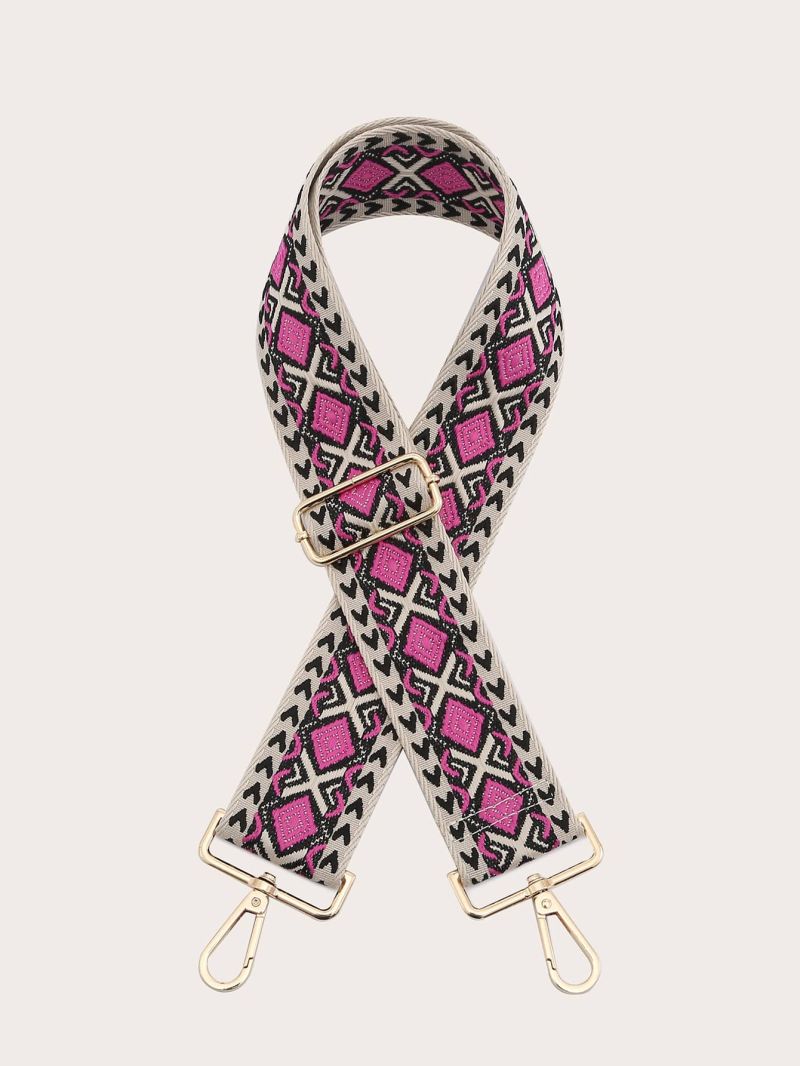 Geometric Pattern Bag Strap