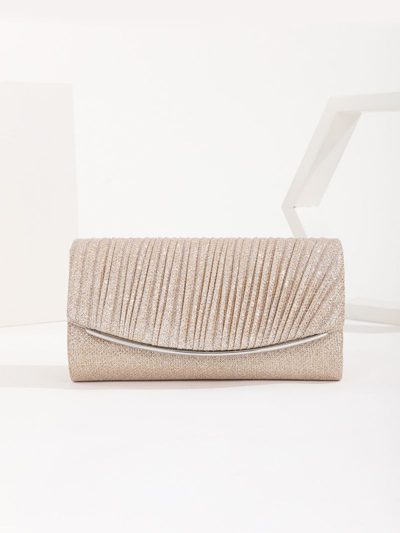 Mini Ruched Design Flap Chain Square Bag