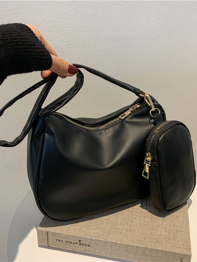 Minimalist Bucket Bag With Coin Purse