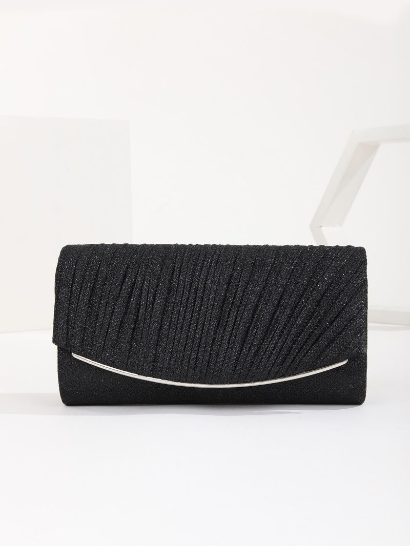 Mini Ruched Design Flap Chain Square Bag