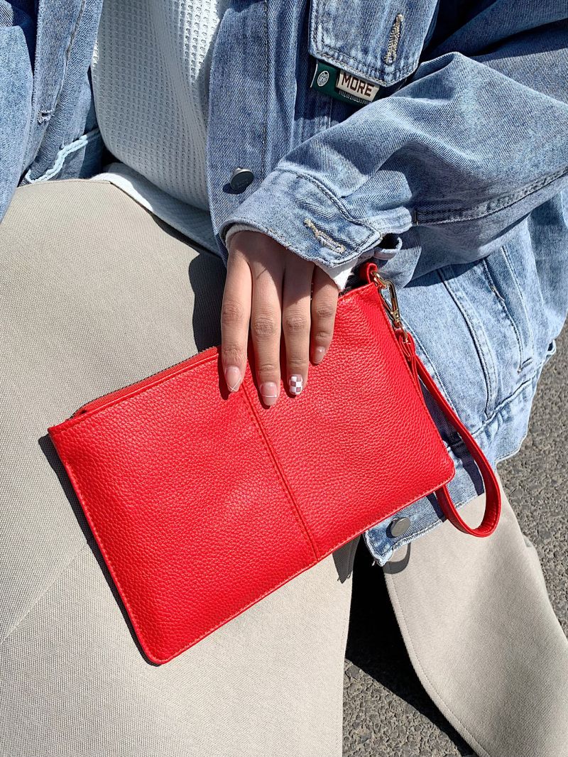 Pebble  Embossed Clutch Bag