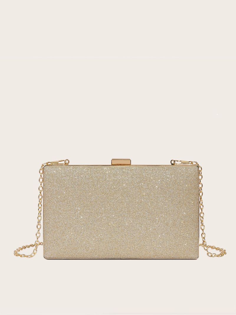 Mini Glitter Chain Box Bag