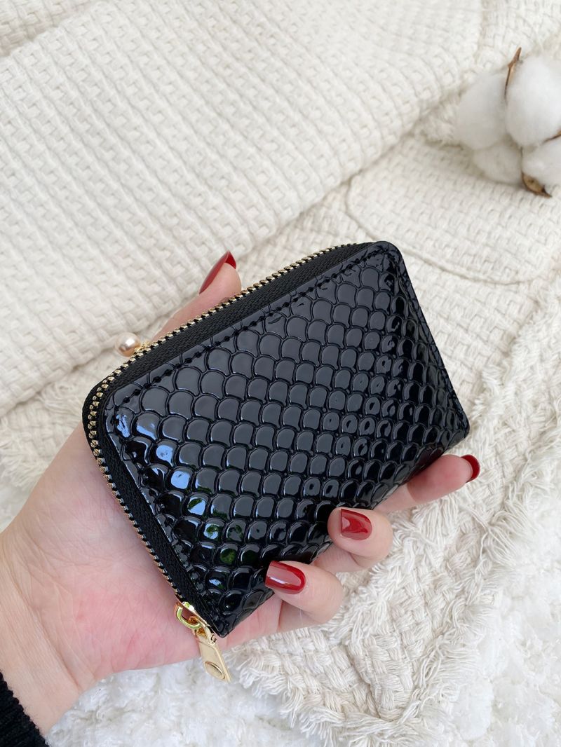 Scale Embossed Card Holder