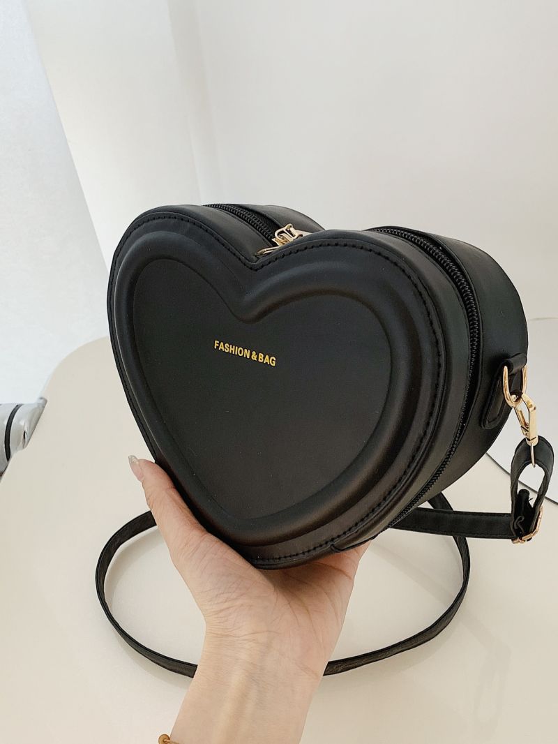 Letter Graphic Heart Design Novelty Bag, Mothers Day Gift For Mom