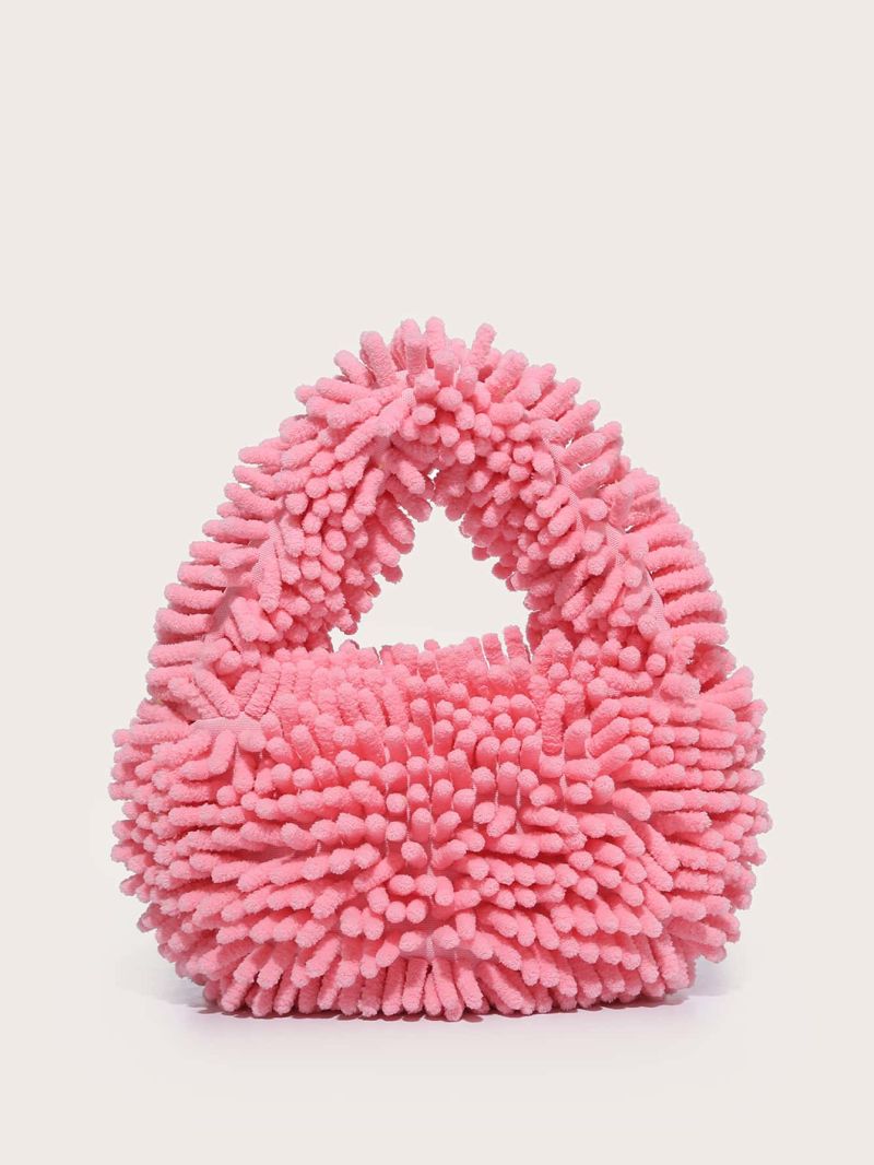 Minimalist Fluffy Satchel Bag