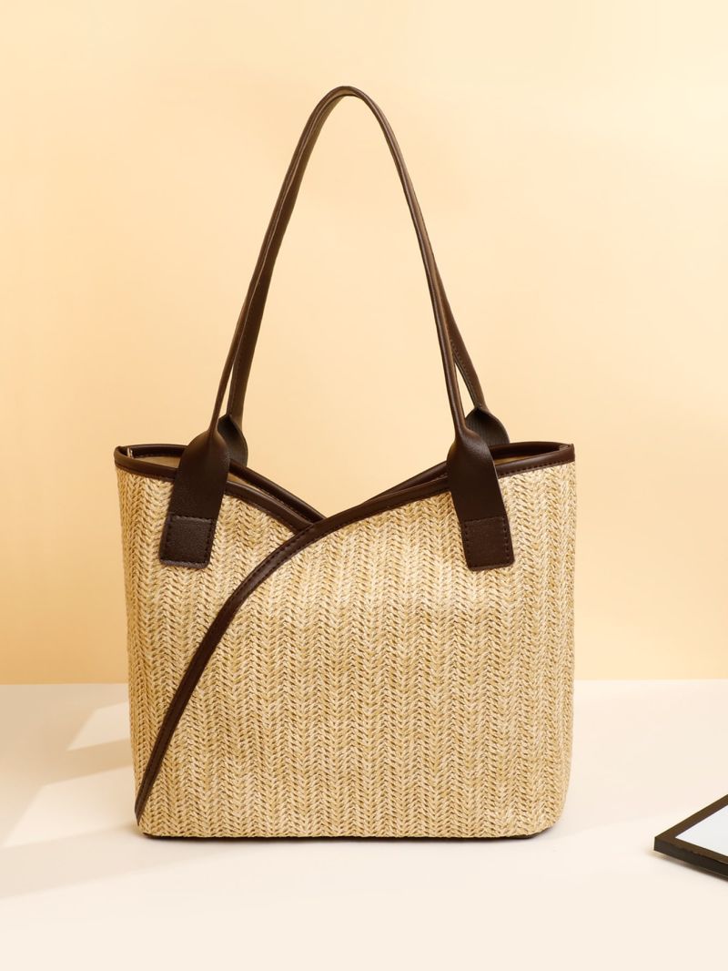 Minimalist Straw Bag