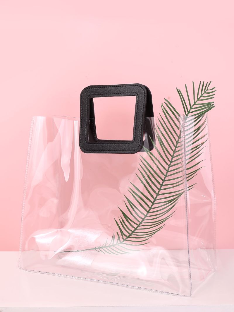 Clear Top Handle Bag
