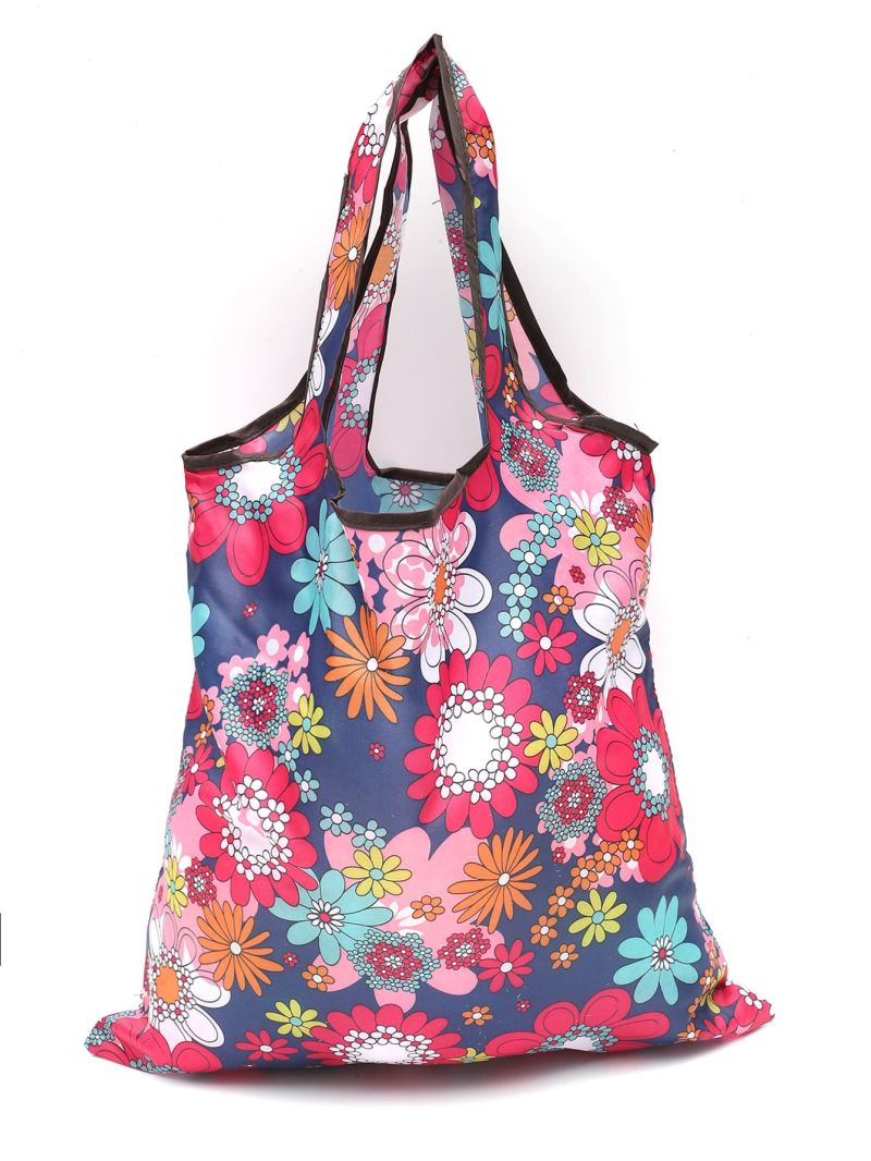 Floral Graphic Shopper Bag