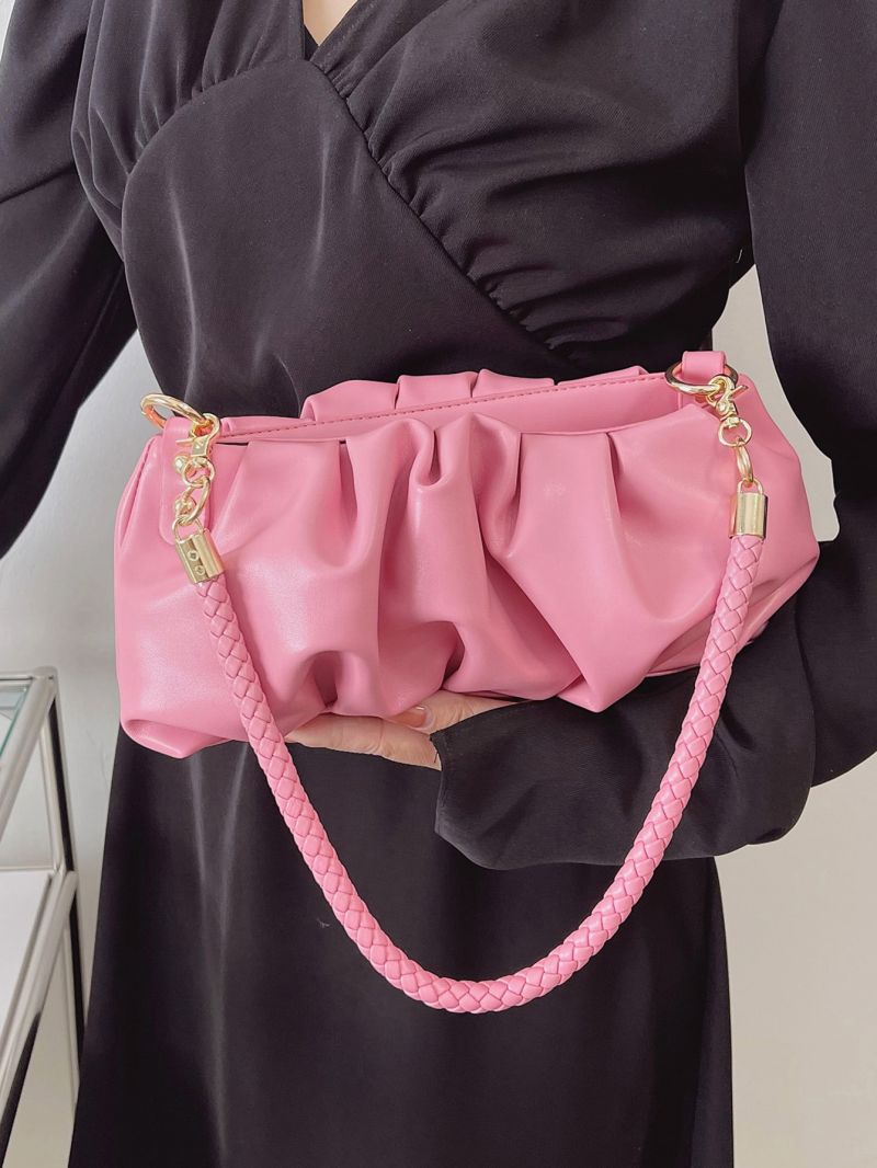 Studded Detail Ruched Bag